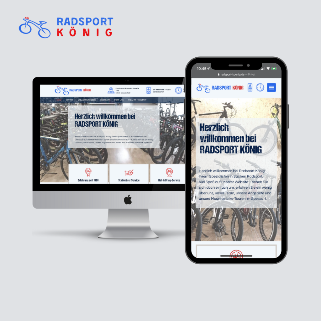 Radsport König - WordPress Homepage